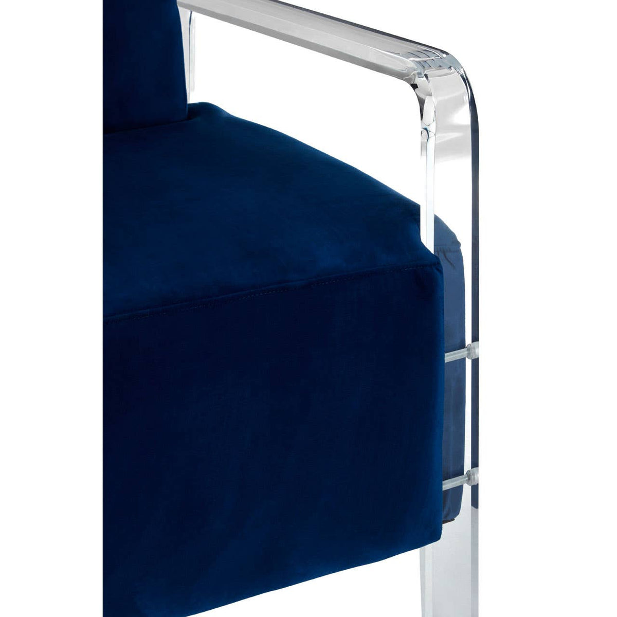 Clarence Blue Velvet Chair.