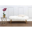 Clarence Natural Fur Effect Bench.