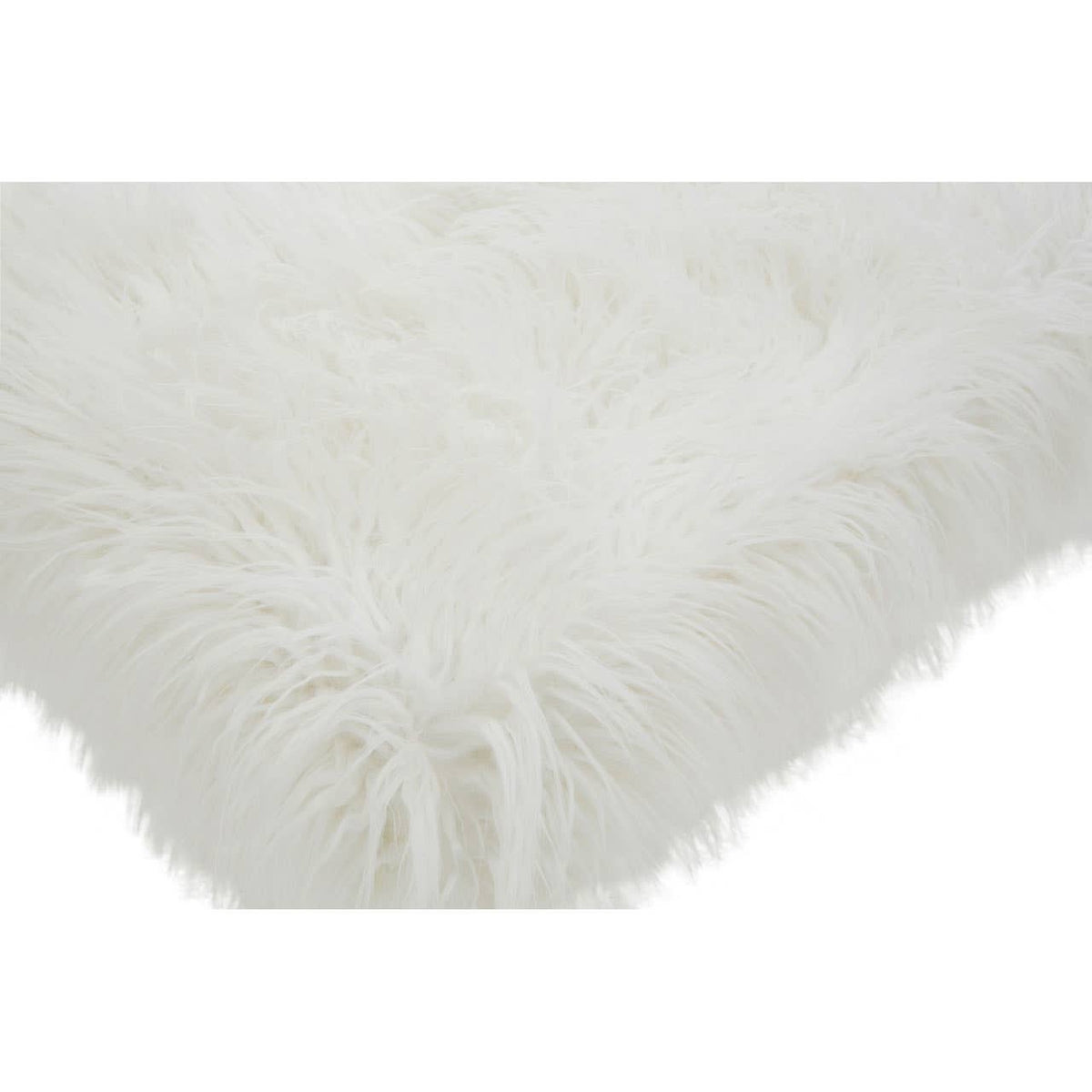 Clarence Natural Fur Effect Bench.