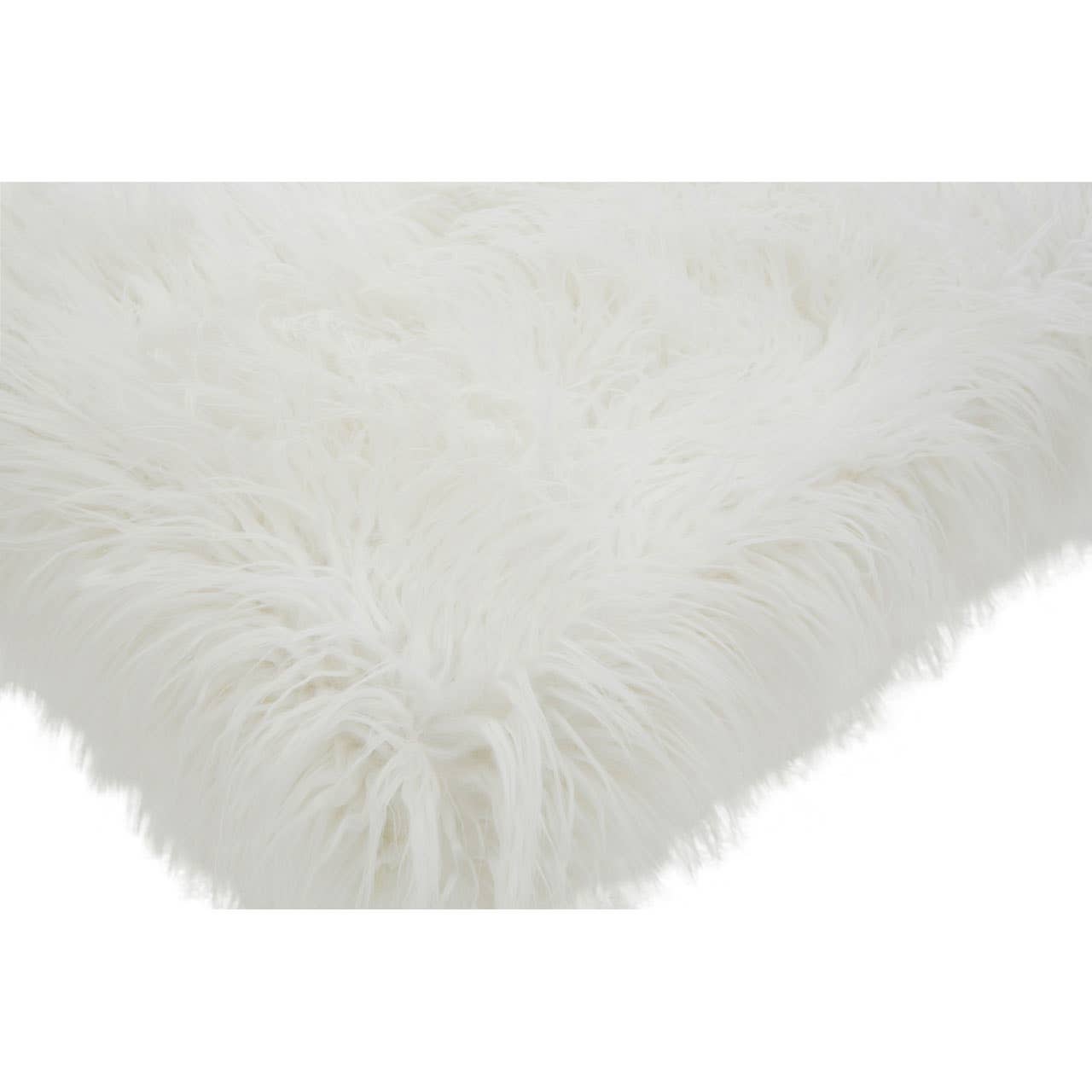 Noosa & Co. Living Clarence Natural Fur Effect Bench House of Isabella UK