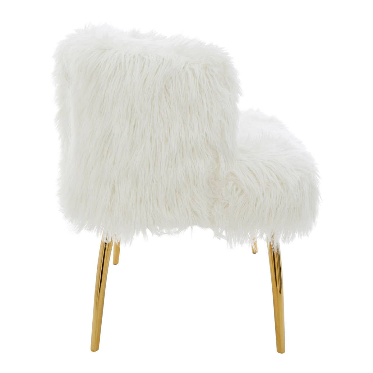 Clarence Natural Fur Effect Sofa.