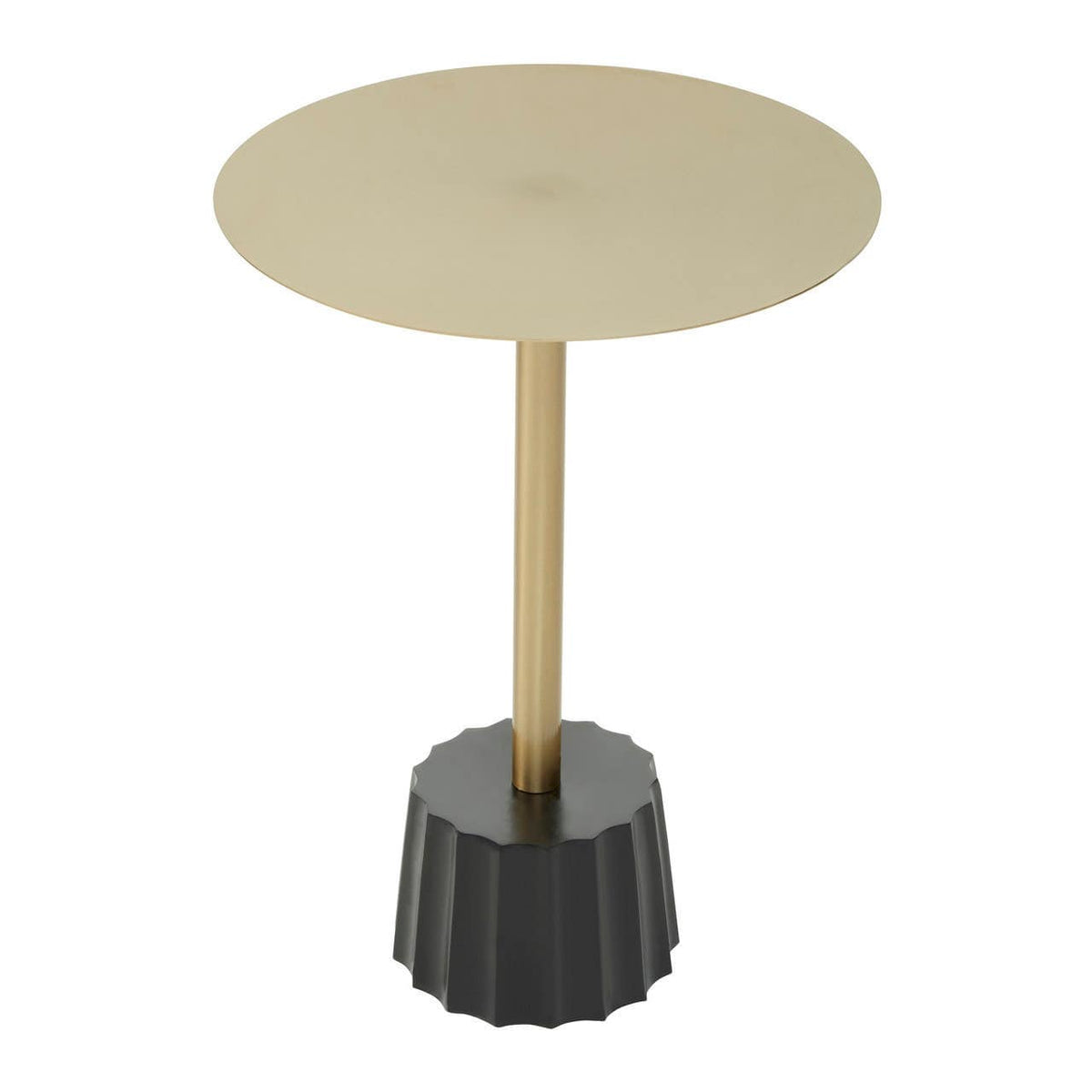 Corra Side Table With Black Base.