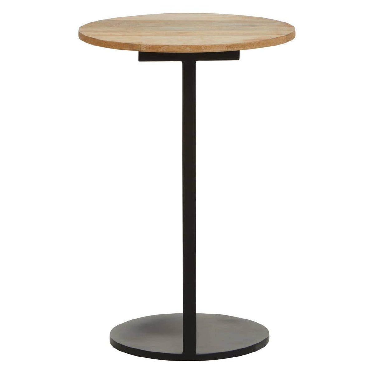 Noosa & Co. Living Corra Side Table With Round Wooden Top House of Isabella UK