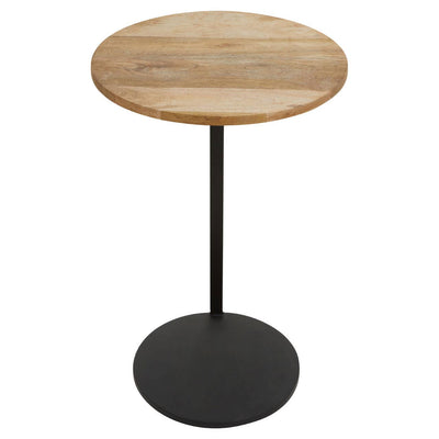 Noosa & Co. Living Corra Side Table With Wooden Marble Top House of Isabella UK