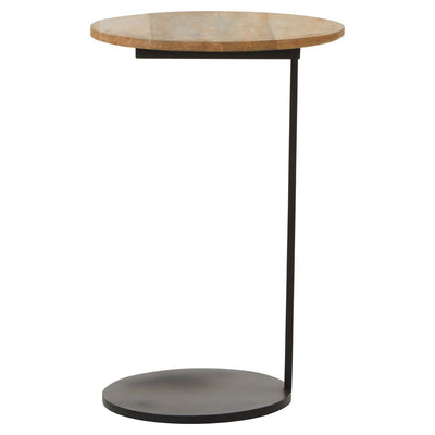 Noosa & Co. Living Corra Side Table With Wooden Marble Top House of Isabella UK