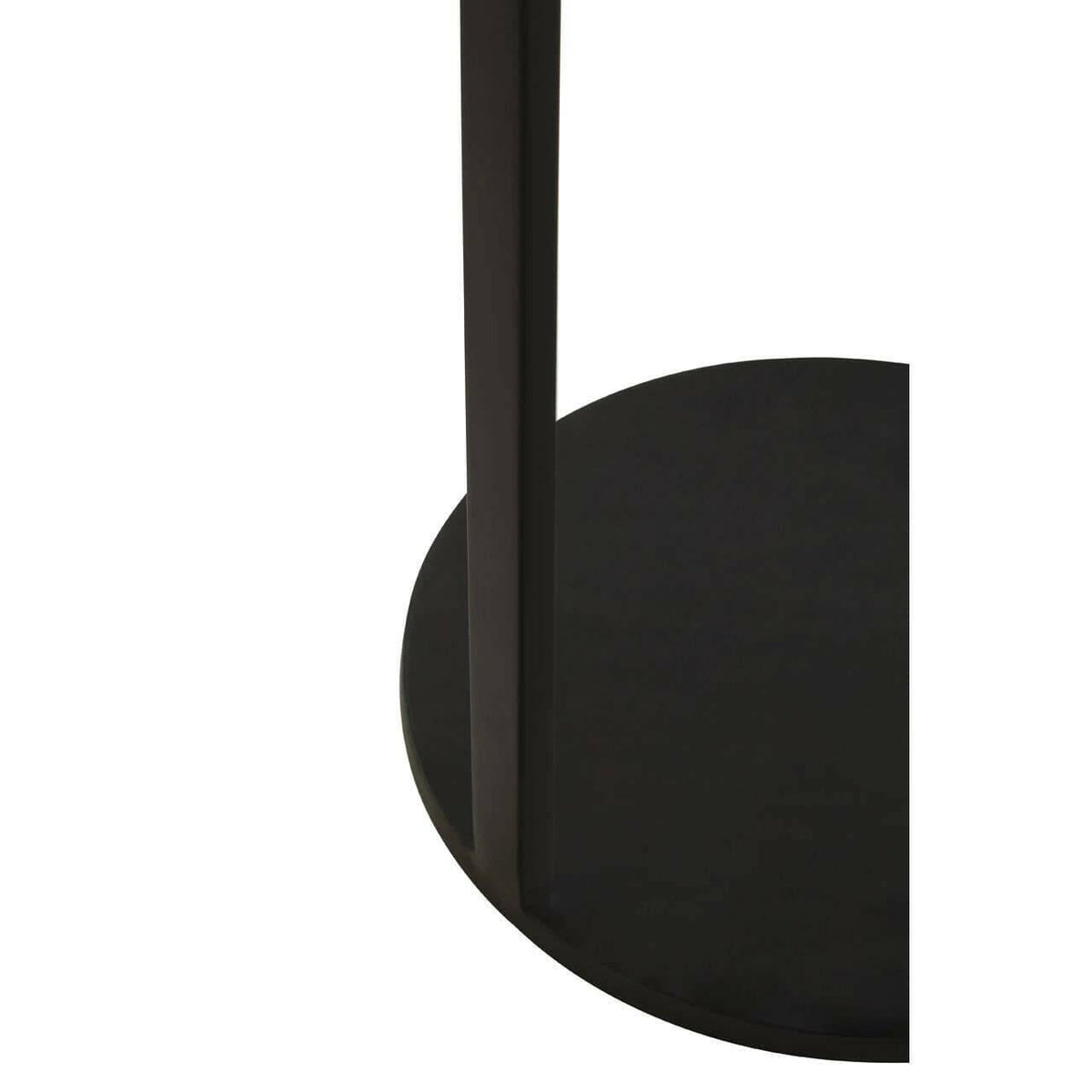 Corra Side Table With Wooden Marble Top.