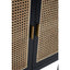 Noosa & Co. Living Corso Black Sideboard with Two Rattan Doors House of Isabella UK