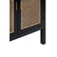 Noosa & Co. Living Corso Black Sideboard with Two Rattan Doors House of Isabella UK
