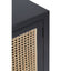 Noosa & Co. Living Corso Black Sideboard with Two Rattan Doors House of Isabella UK