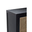 Noosa & Co. Living Corso Black Sideboard with Two Rattan Doors House of Isabella UK