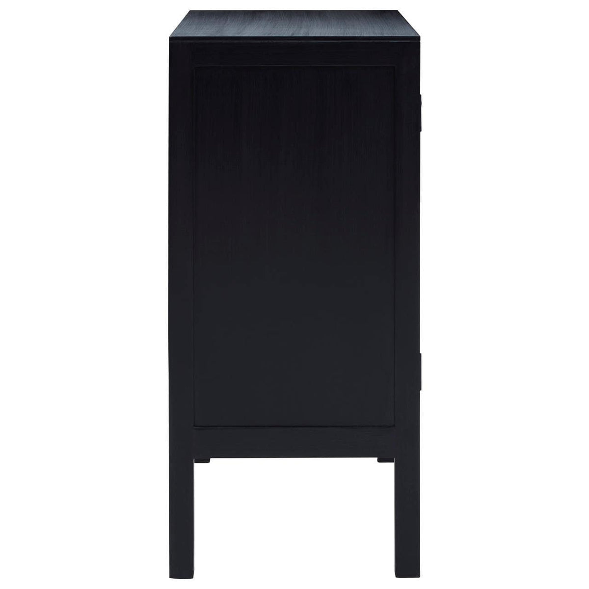 Noosa & Co. Living Corso Black Sideboard with Two Rattan Doors House of Isabella UK