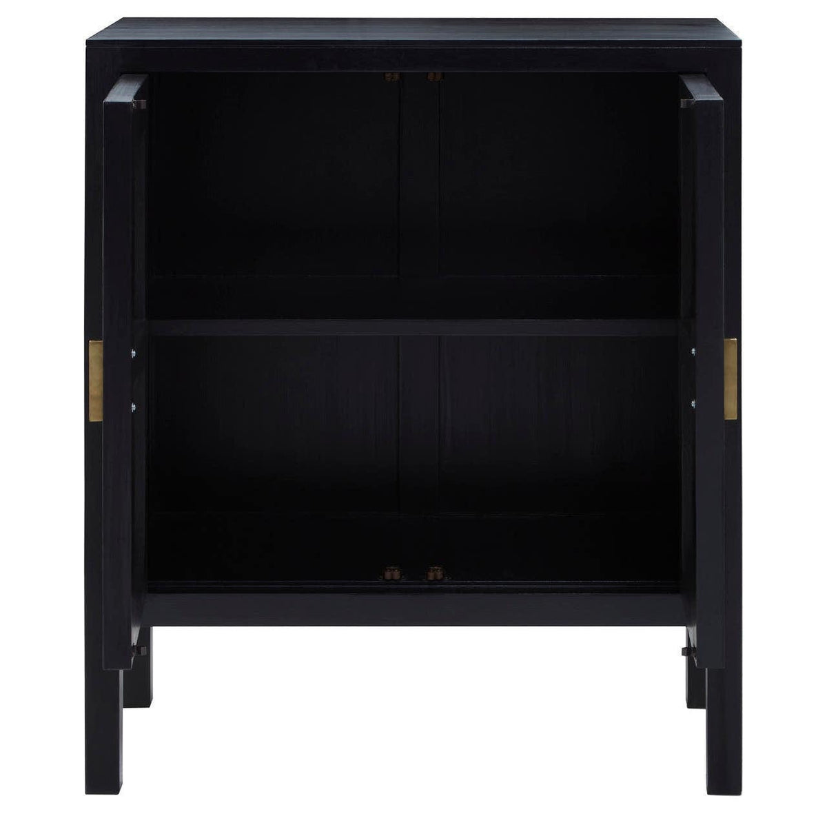 Noosa & Co. Living Corso Black Sideboard with Two Rattan Doors House of Isabella UK