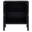 Noosa & Co. Living Corso Black Sideboard with Two Rattan Doors House of Isabella UK