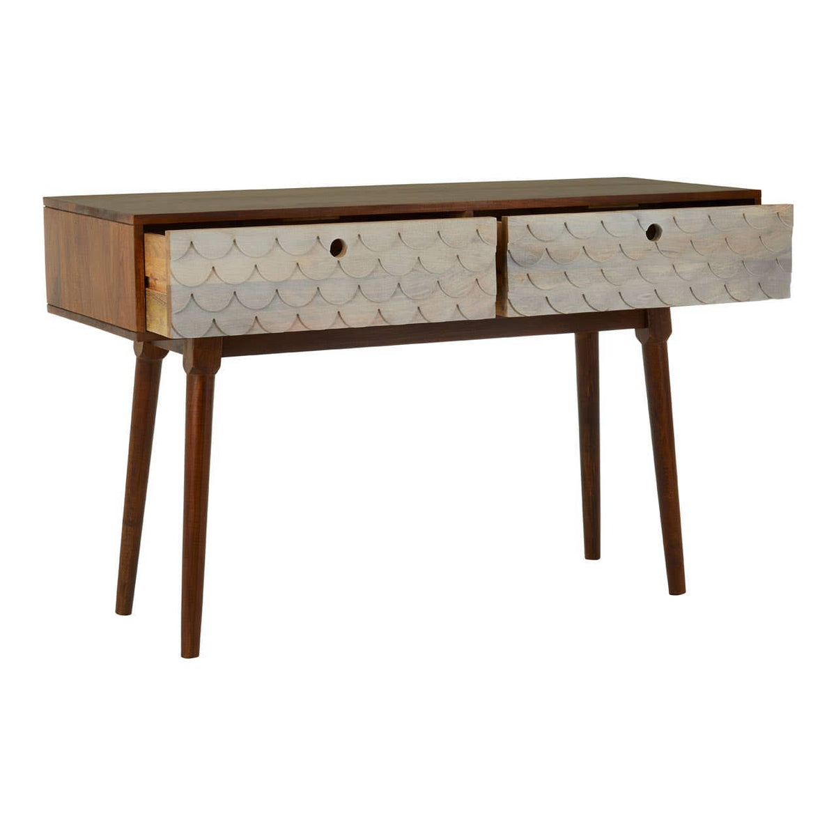 Costal Mango Wood Console Table.
