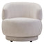 Noosa & Co. Living Dale Ivory Linen Curved Chair House of Isabella UK