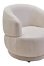 Noosa & Co. Living Dale Ivory Linen Curved Chair House of Isabella UK