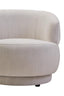 Noosa & Co. Living Dale Ivory Linen Curved Chair House of Isabella UK
