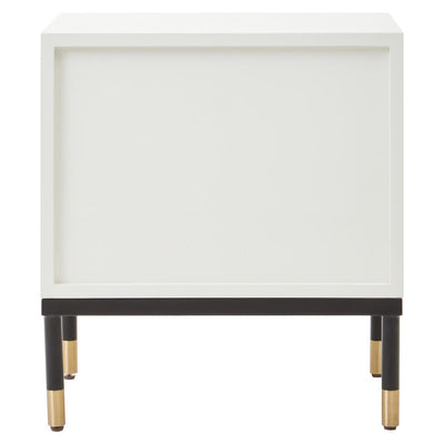 Noosa & Co. Living Danta 2 Drawer Side Table in Off White House of Isabella UK