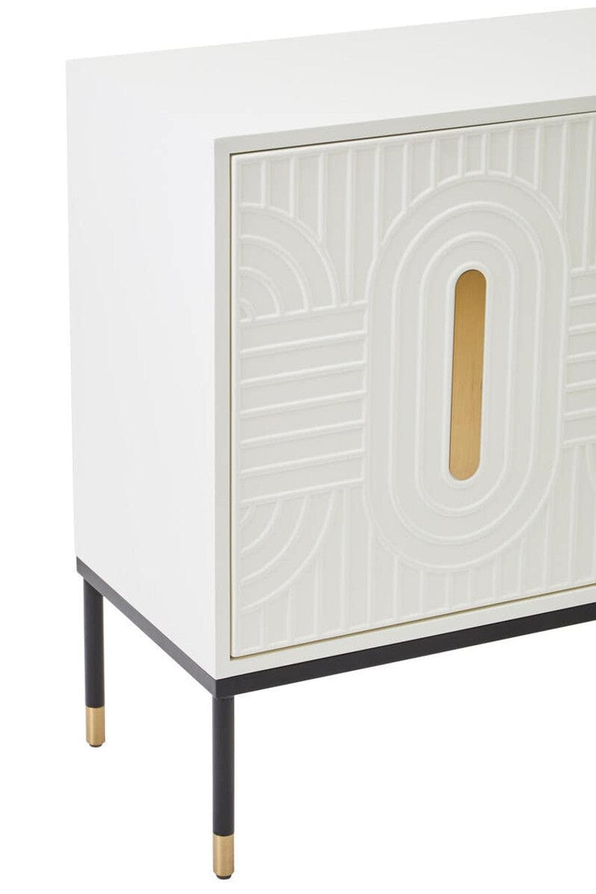 Noosa & Co. Living Danta Off White 2 Door Sideboard House of Isabella UK