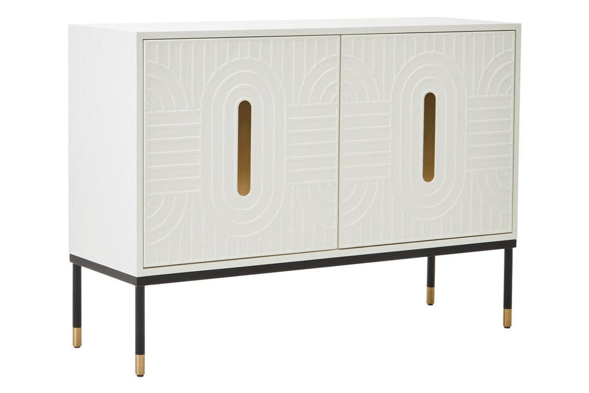Noosa & Co. Living Danta Off White 2 Door Sideboard House of Isabella UK