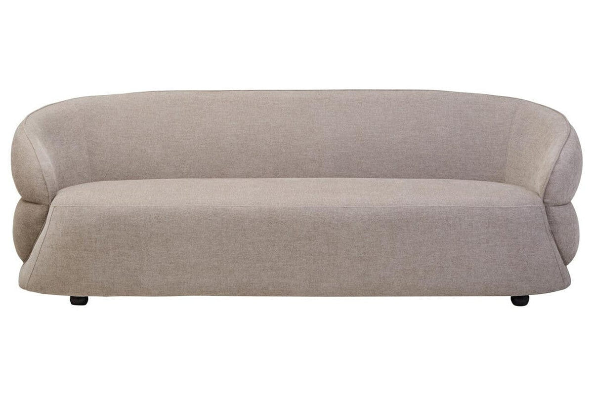 Noosa & Co. Living Daphne Taupe Chenille Three Seater Sofa House of Isabella UK