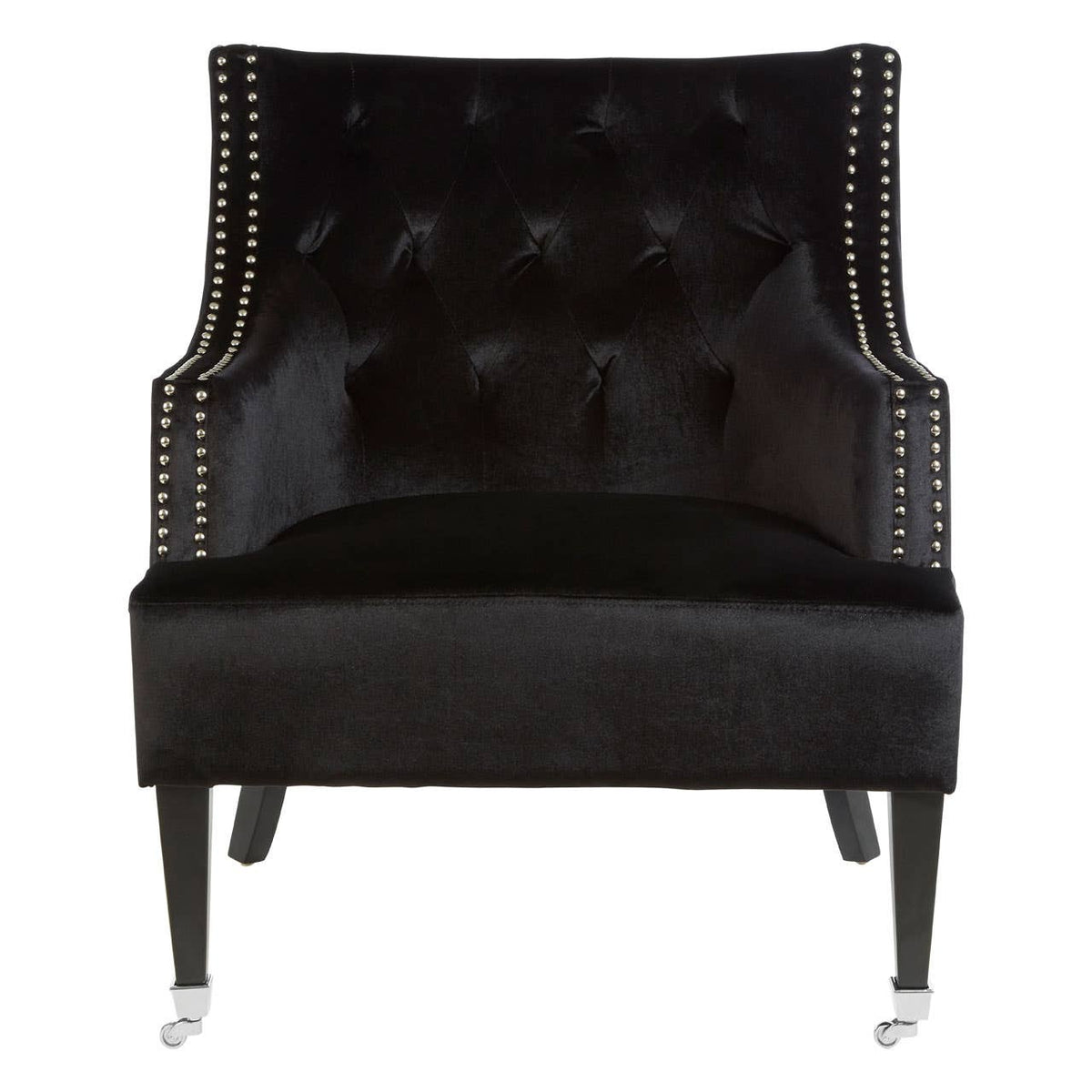 Darlington Black Velvet Chair.