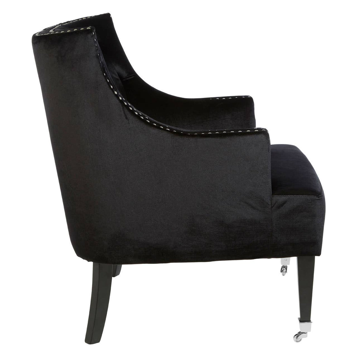 Darlington Black Velvet Chair.