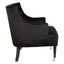 Darlington Black Velvet Chair.