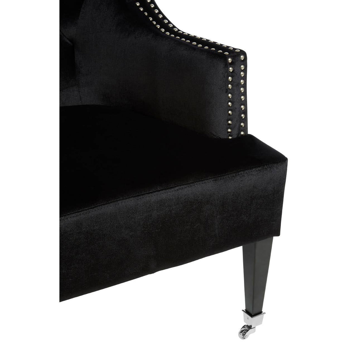 Darlington Black Velvet Chair.