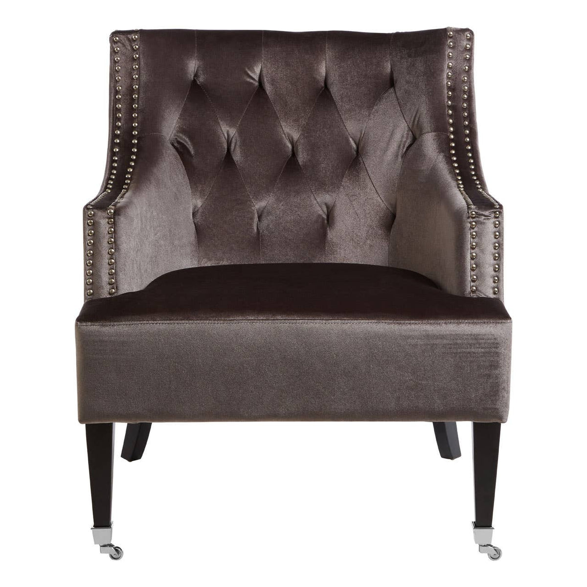 Darlington Grey Velvet Chair.
