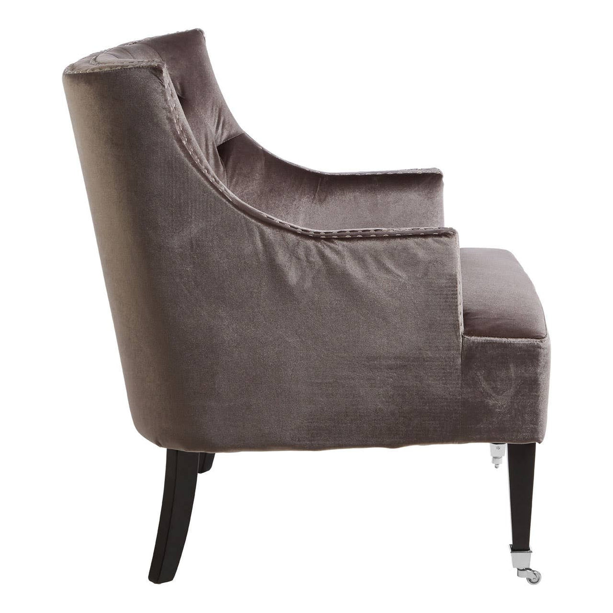Darlington Grey Velvet Chair.