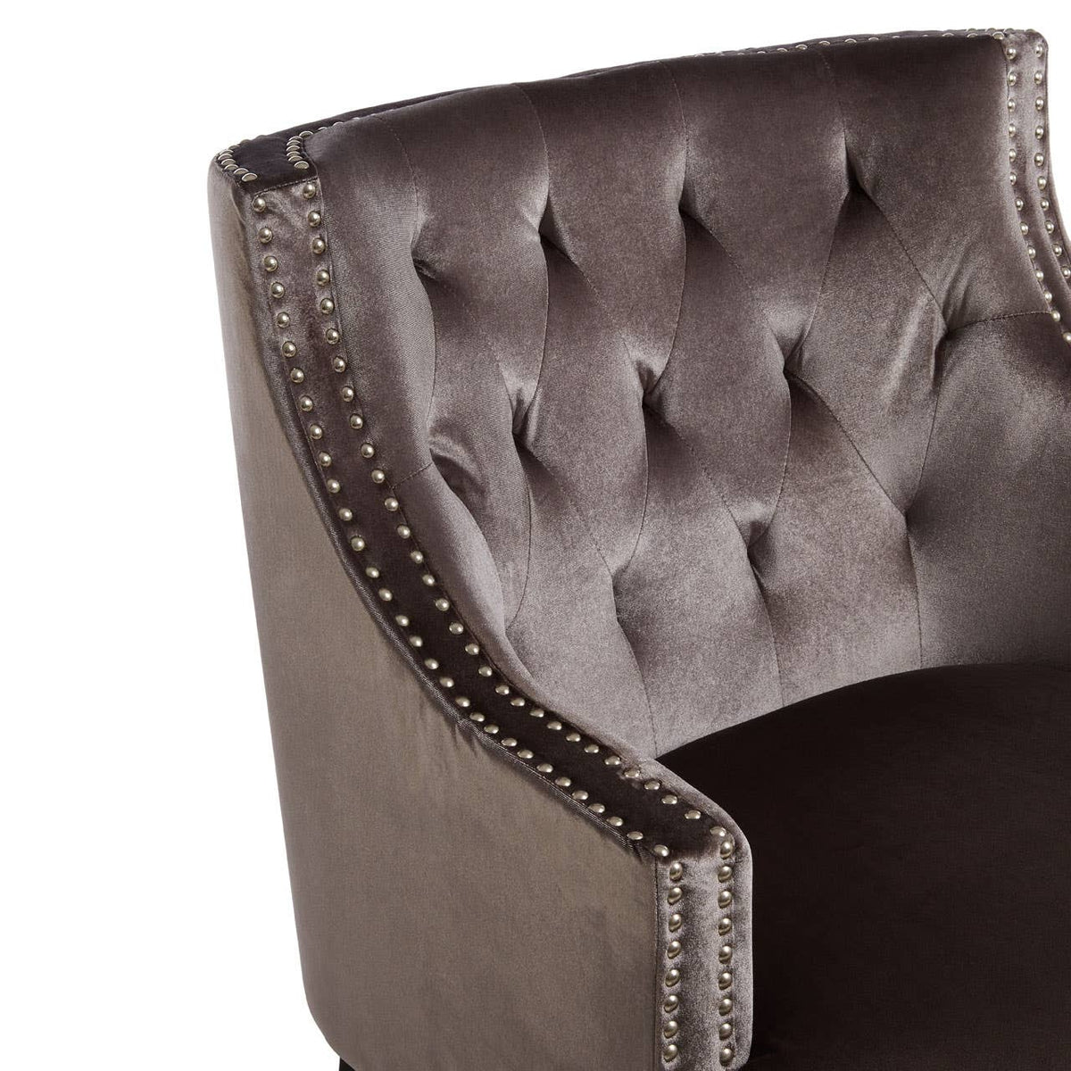 Darlington Grey Velvet Chair.