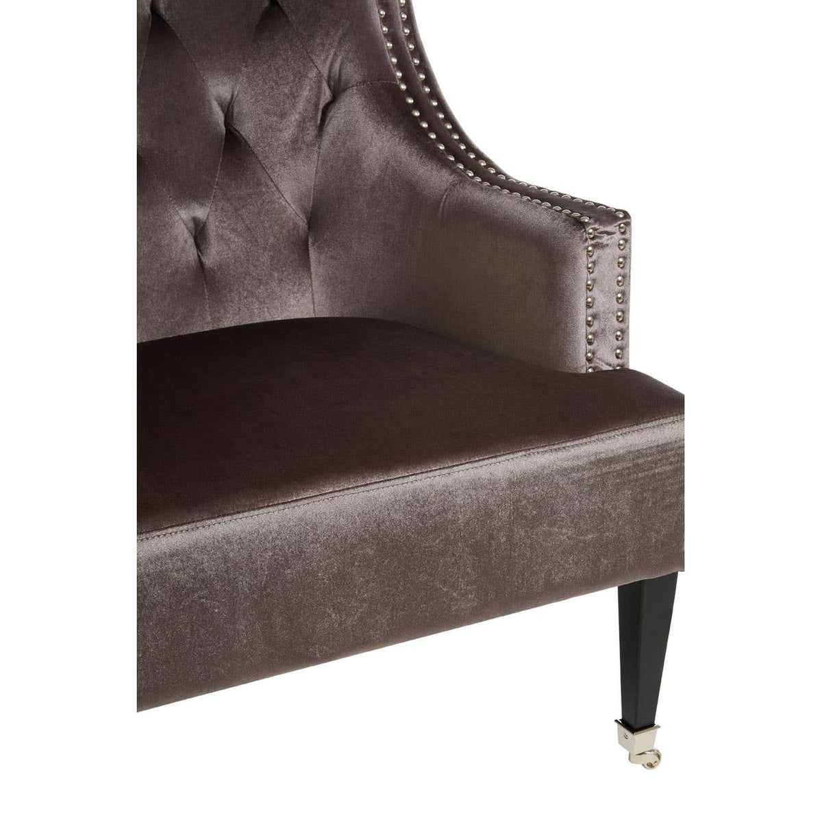 Darlington Grey Velvet Chair.
