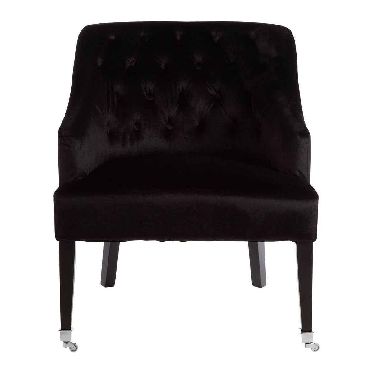 Darwin Black Velvet Chair.