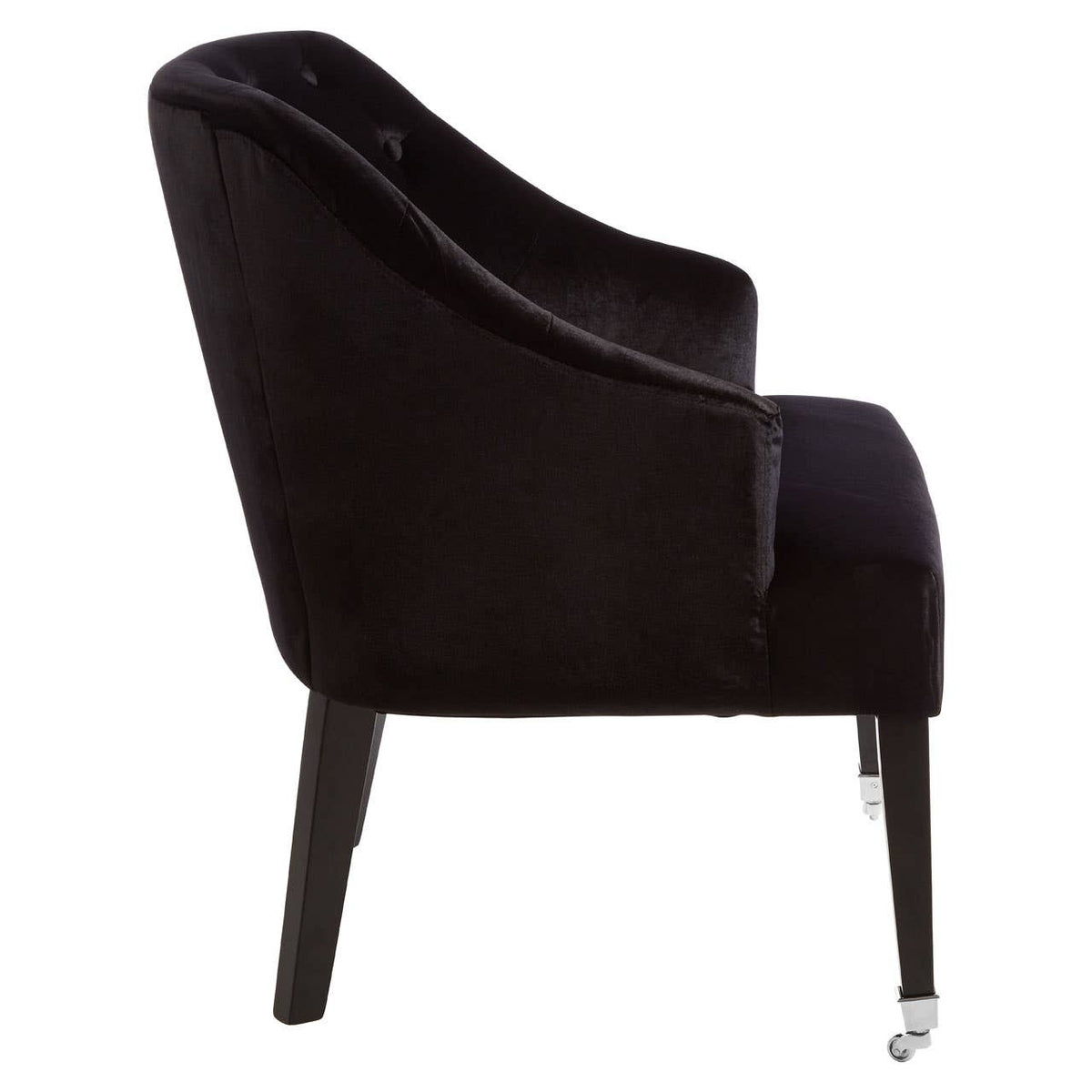 Darwin Black Velvet Chair.