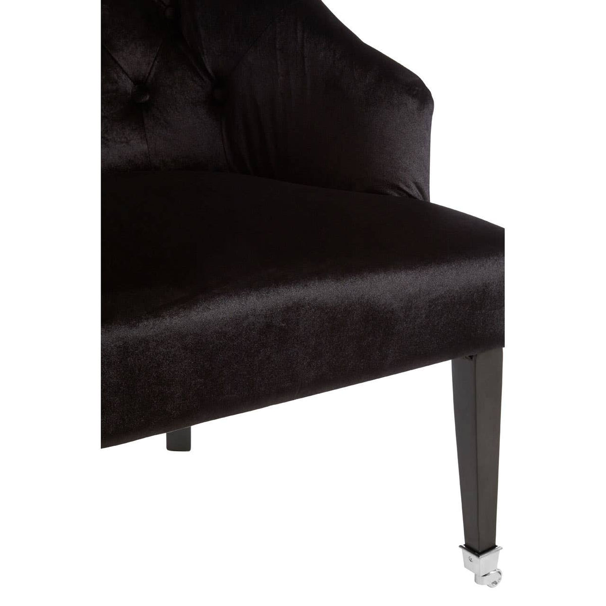 Darwin Black Velvet Chair.