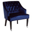 Darwin Blue Velvet Chair.