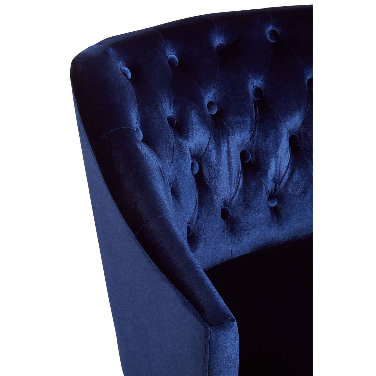 Darwin Blue Velvet Chair.