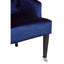 Darwin Blue Velvet Chair.