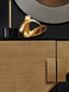 Noosa & Co. Living Davoli Black and Gold Two Door Sideboard House of Isabella UK