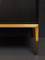 Noosa & Co. Living Davoli Black and Gold Two Door Sideboard House of Isabella UK
