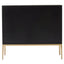 Noosa & Co. Living Davoli Black and Gold Two Door Sideboard House of Isabella UK