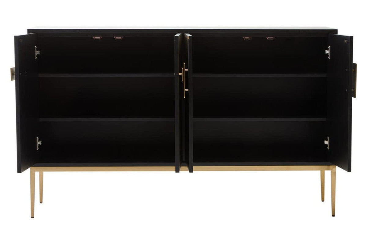 Noosa & Co. Living Davoli Black And Grey Sideboard House of Isabella UK