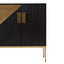 Noosa & Co. Living Davoli Black And Grey Sideboard House of Isabella UK