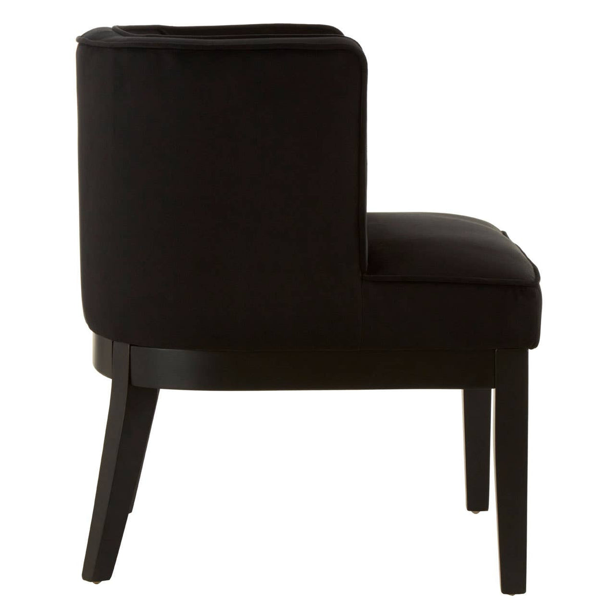 Daxton Black Velvet Chair.