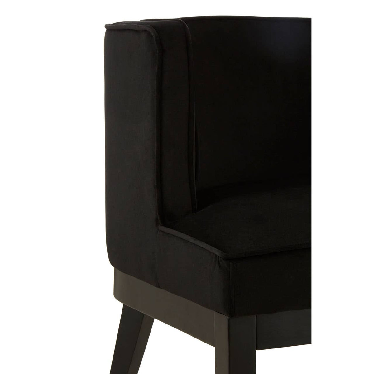 Daxton Black Velvet Chair.