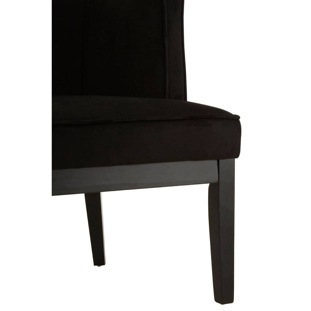 Daxton Black Velvet Chair.