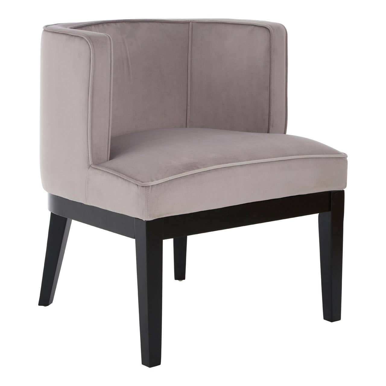 Noosa & Co. Living Daxton Light Grey Velvet Chair House of Isabella UK