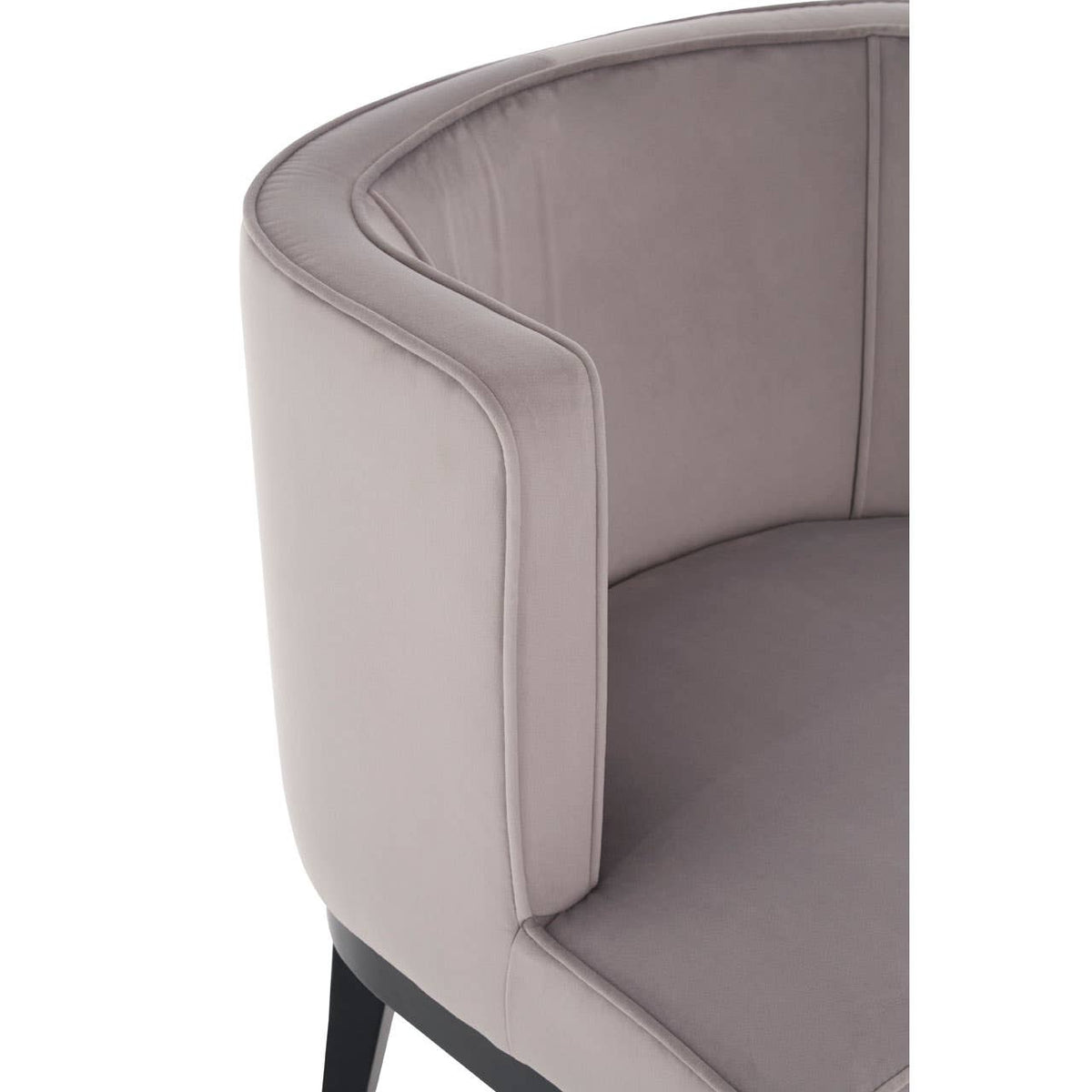 Daxton Light Grey Velvet Chair.