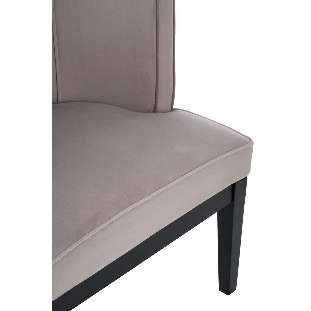 Noosa & Co. Living Daxton Light Grey Velvet Chair House of Isabella UK